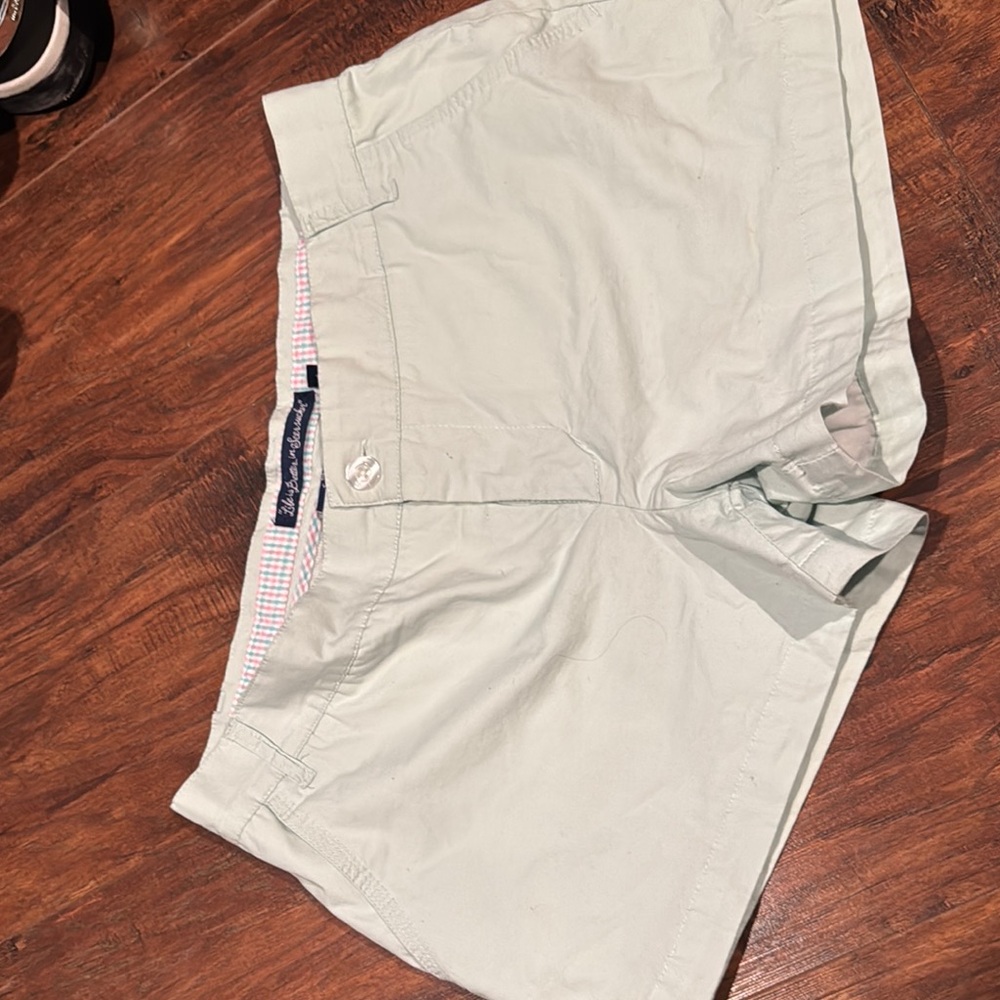 Light Green Casual Shorts